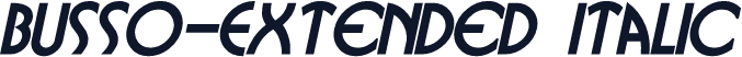Busso-Extended Italic
