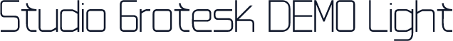 Studio Grotesk DEMO Light