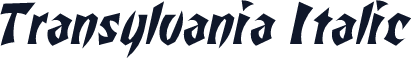Transylvania Italic