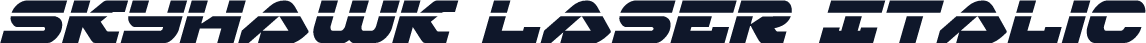 Skyhawk Laser Italic