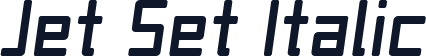 Jet Set Italic