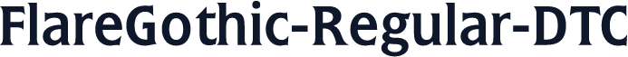 FlareGothic-Regular-DTC