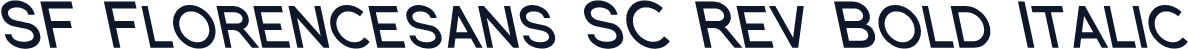SF Florencesans SC Rev Bold Italic
