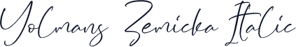 Yolmans Zemicka Italic