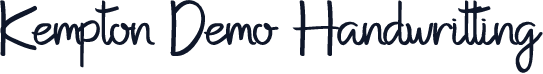 Kempton Demo Handwritting
