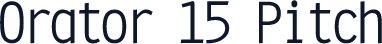 Orator 15 Pitch