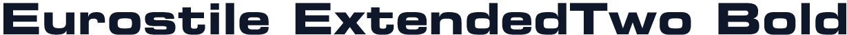 Eurostile ExtendedTwo Bold