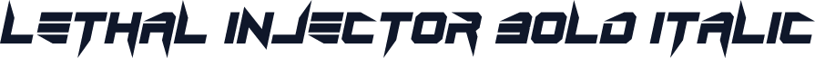 Lethal Injector Bold Italic