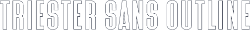 Triester Sans Outline