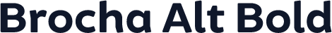 Brocha Alt Bold