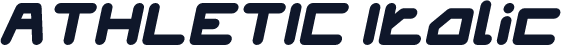 ATHLETIC Italic