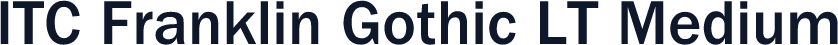 ITC Franklin Gothic LT Medium