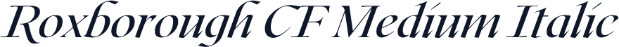 Roxborough CF Medium Italic