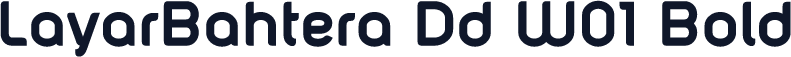 LayarBahtera Dd W01 Bold