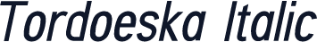 Tordoeska Italic