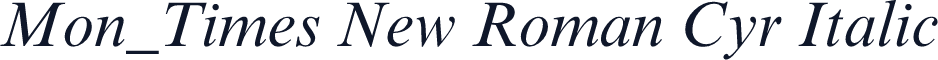 Mon_Times New Roman Cyr Italic