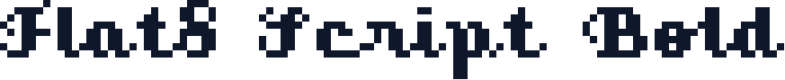 Flat8 Script Bold