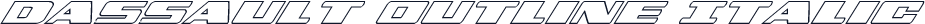 Dassault Outline Italic