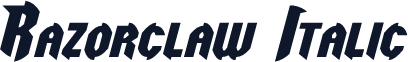 Razorclaw Italic