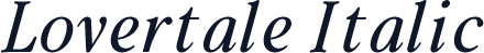 Lovertale Italic