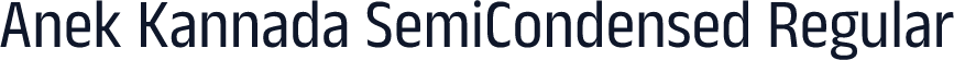 Anek Kannada SemiCondensed Regular