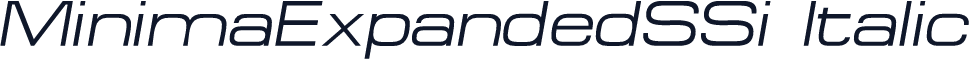 MinimaExpandedSSi Italic