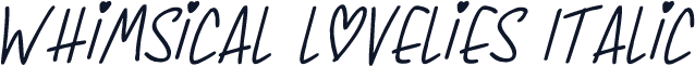 Whimsical Lovelies Italic