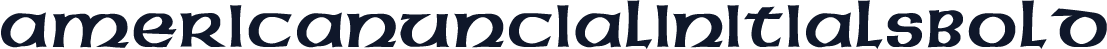 AmericanUncialInitialsBold