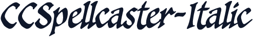 CCSpellcaster-Italic