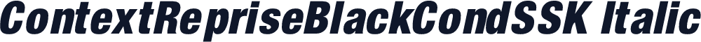 ContextRepriseBlackCondSSK Italic