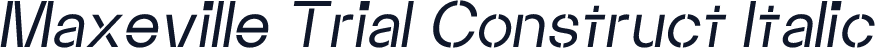 Maxeville Trial Construct Italic