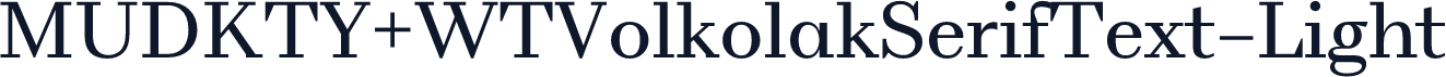 MUDKTY+WTVolkolakSerifText-Light