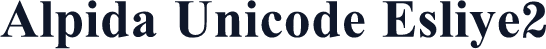 Alpida Unicode Esliye2