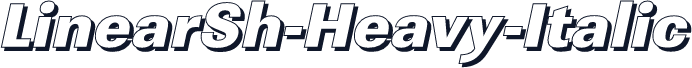 LinearSh-Heavy-Italic