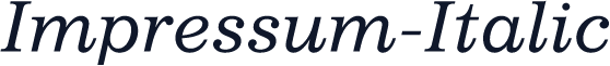 Impressum-Italic