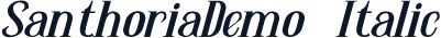 SanthoriaDemo-Italic