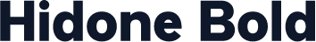 Hidone Bold