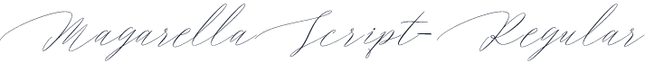 MagarellaScript-Regular
