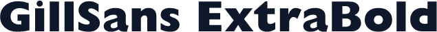 GillSans ExtraBold