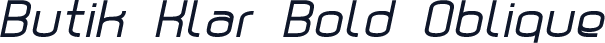 Butik Klar Bold Oblique