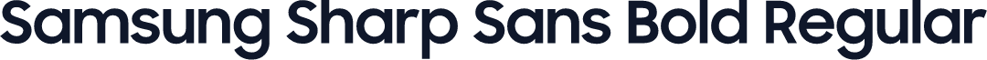 Samsung Sharp Sans Bold Regular