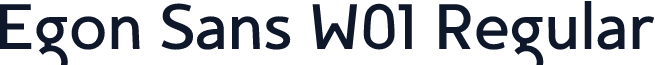 Egon Sans W01 Regular