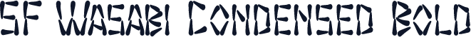 SF Wasabi Condensed Bold