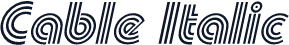 Cable Italic