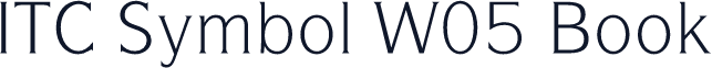 ITC Symbol W05 Book
