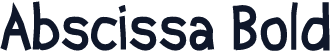 Abscissa Bold