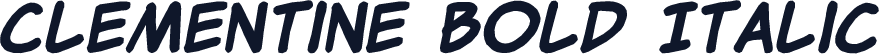 Clementine Bold Italic