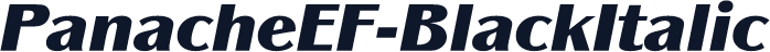 PanacheEF-BlackItalic