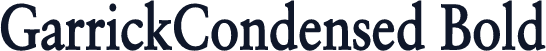 GarrickCondensed Bold