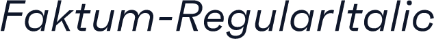 Faktum-RegularItalic
